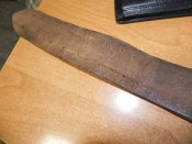 Ремень партийного или хозяйственного чиновника III Рейха с двузубой пряжкой