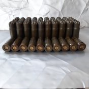 Холостые патроны (20 шт.) 7.62×25. (ППШ, ППС, тт, МР-38/40, Люгер).