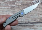 Брелочный нож EDC Titanium D2
