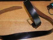 Gebr.Dewald Hachenburg ремень кожаный с латунной пряжкой производителя ранцев для вермахта