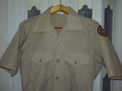 Рубашка Shirt Man's Khaki U.S. Marine Corps.