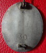 Знак "За ранение 1939" в серебре (30).