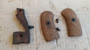 Щечки(накладки) рукояти Наган, РН со средним и винтами