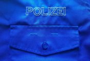 Тенниска, рубашка Polizei, лёгкое б/у, размер 50 - 52, полиция Швейцарии