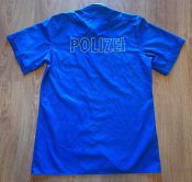 Тенниска, рубашка Polizei, лёгкое б/у, размер 50 - 52, полиция Швейцарии