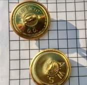 Пуговицы с орлом Австрия. Большие. 2 шт.