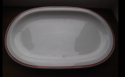 Блюдо с красной каемкой DAF Rosenthal - Немецкий трудовой фронт