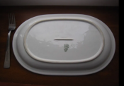 Блюдо с красной каемкой DAF Rosenthal - Немецкий трудовой фронт