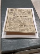 Вырезка с нем газеты