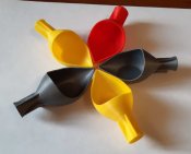 Чашка лейка для пороха, дозатор воронка для пороха, Powder Pan with Funnel (1 шт.)