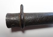 Ножны к штыку винтовки Лебеля обр. 1886/93 и 1886/93/35 г., cтальные со скобой.