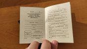 Классификационное удостоверение летчика чистое. ВВС СССР (1 шт.)
