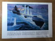 Плакат «Военно-Морской флот в Великой Отечественной войны» №9