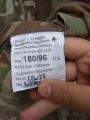 Китель армии Британии MTP 180/96 (12a)