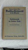 Книга "Право дорожного движения в 3-м Рейхе",1936г.