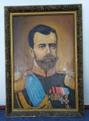 Портрет Николая2.Масло,холст.60х90см.