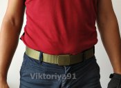 Тактический брючной ремень YKK tactical (олива)