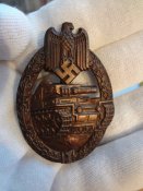 Танковый боевой знак в бронзе R.S.