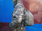 Рюкзак - вещмешок MFH 30670B, 20 л, оливковый. Макс Фукс, Германия