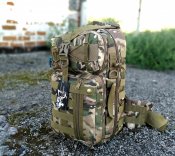 Тактический (военный) однолямочный рюкзак на 16 литров с системой M.O.L.L.E