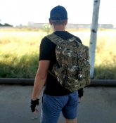 Тактический (военный) однолямочный рюкзак на 16 литров с системой M.O.L.L.E