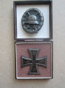 Железный крест и ранение за пмв