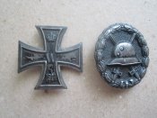 Железный крест и ранение за пмв