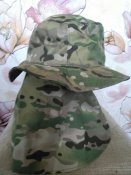 Панама камуфляж Multicam с защитой шеи, новая (Украина). Размер "58" №9 Мультикам