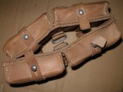 Пара подсумков Gewehr 43, кожа-шагрень, клеймо ros 1944( № 2)