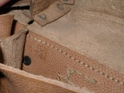 Пара подсумков Gewehr 43, кожа-шагрень, клеймо ros 1944( № 2)