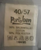 Рубашка парадная Portaben, размер 40/57, 1995 г, склад, армия ВС Швейцарии