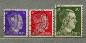 Почтовые марки, рейх (3 шт). Гитлер