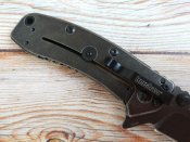Складной нож от компании Kershaw. Модель Cryo II Tanto BW (1556TBW). Оригинал