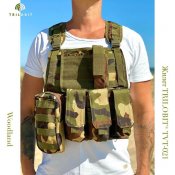 Разгрузочный тактический жилет TVT-021 Woodland