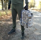 Рюкзак тактический Oxford 600D с системой M.O.L.L.E пиксель