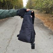 Сумка рюкзак 5 л с отделением под бутылку тактическая военная ( чорная)