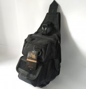 Однолямочный рюкзак - сумка Silver Knight 9 л с отделением для оружия (черный)
