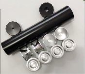 На 223й или 308й глушитель с резьбой 1/2 - 28 или  5\8-24 (16 камер)
