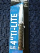 Складной нож от компании Cold Steel. Модель Ti-Lite IV. Оригинал
