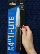 Складной нож от компании Cold Steel. Модель Ti-Lite IV. Оригинал