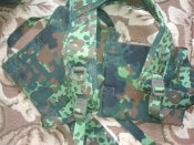 РПС (сумка-сухарка, ременно-плечевая система, фляга с чехлом) камуфляж Флектарн, армия Бельгия. №21