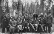 Бойцы партизанского отряда "Червоный" в...