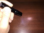 Простой светодиодный фонарик маленького размера (работа от батарейки АА), Китай