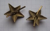 Звезды на погоны старших офицеров образца 1946 года пара 2 шт.