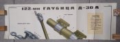 Плакаты СССР 122-мм гаубица Д-30А