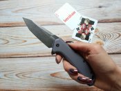 Складной нож от компании Kershaw. Модель Link Tanto (1776TGRYBW). Оригинал