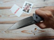 Складной нож от компании Kershaw. Модель Link Tanto (1776TGRYBW). Оригинал