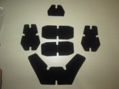 Набор липучек велкро для каски