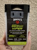 Протяжка Hoppe's Viper Boresnake для чистки оружия калибра 6 мм, .243Win