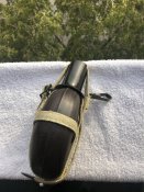 Фляга общевойсковая,wh,в бакелито-деревянном шпоне,якобы для жарких климатов.
